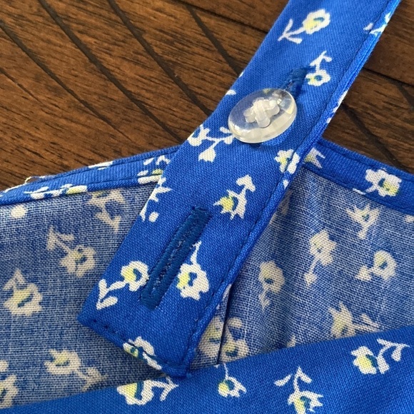 NEW Banana Republic XS Blue Floral Patterned Lightweight Stylish Sundress - Picture 9 of 10